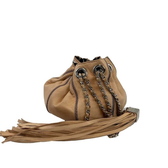 Chanel Reversible Mini  Sac Cordon Peach Handbag - Picture 8 of 13